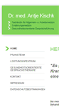Mobile Screenshot of praxis-kischk.de